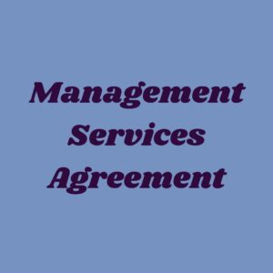 Management Services Agreement – Free Download