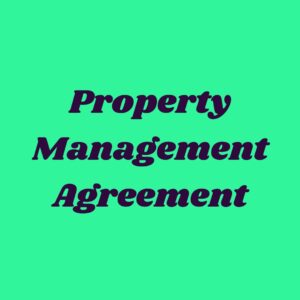 Property Management Agreement – Free Download